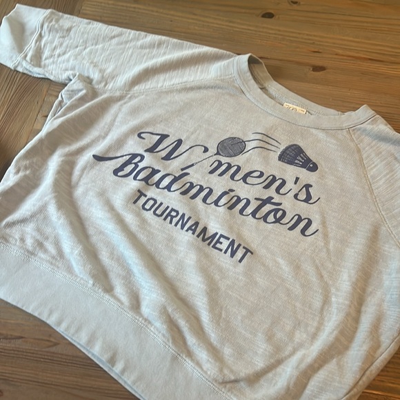 J.Crew Badminton Vintage Style Cotton Sweatshirt M - Picture 2 of 5